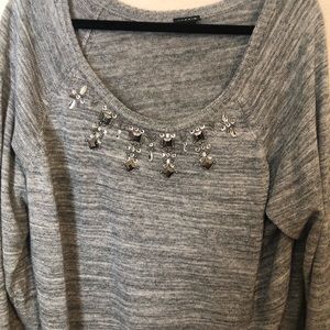 Embellished sweater
